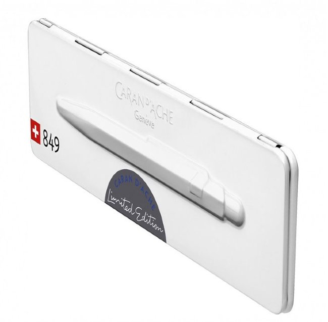 Ручка шариковая Carandache Office 849 Claim your style, серый матовый, подарочная коробка Ручка шариковая Carandache Office 849 Claim your style, серый матовый, подарочная коробка