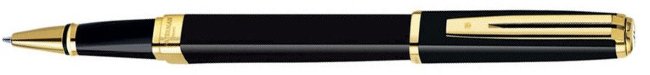 Ручка-роллер Waterman Exception Slim, Black GT