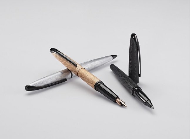 Перьевая ручка Cross ATX Brushed Black PVD Перьевая ручка Cross ATX Brushed Black PVD