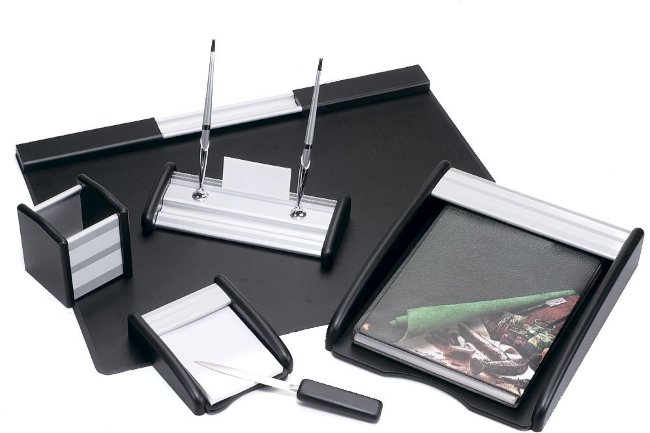 Настольный набор Good Sunrise, 6 предметов, черный Настольный набор Good Sunrise, 6 предметов, черный