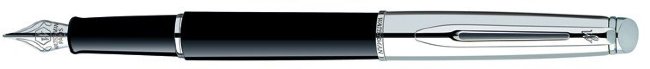 Перьевая ручка Waterman Hemisphere Moonlight, Satin Black CT Перьевая ручка Waterman Hemisphere Moonlight, Satin Black CT
