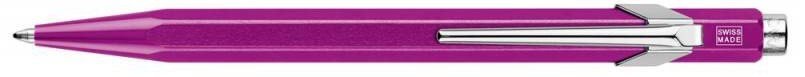 Ручка шариковая Carandache POPLINE Metal-X, фиолетовая