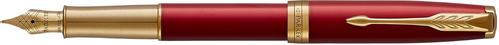 Перьевая ручка Parker Sonnet Core F539, Lacquer Intense Red GT