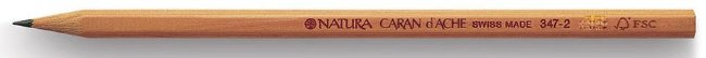 Карандаш чернографитовый Caran d'Ache Natura, 2H, грифель 2.1мм, некрашенное дерево