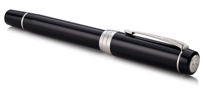 Перьевая ручка Parker Duofold F74 International Black CT Перьевая ручка Parker Duofold F74 International Black CT