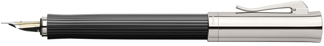 Перьевая ручка Graf von Faber-Castell Intuition Platino Fluted Black