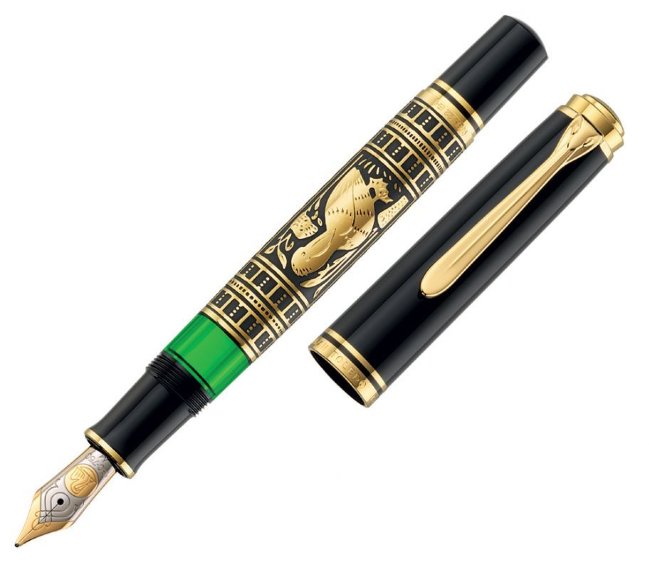Перьевая ручка Pelikan Toledo M 900, Black GT Перьевая ручка Pelikan Toledo M 900, Black GT