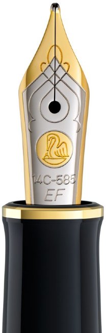 Перьевая ручка Pelikan Souveraen M 400, черный, подарочная коробка Перьевая ручка Pelikan Souveraen M 400, черный, подарочная коробка