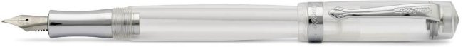Ручка перьевая STUDENT EF 0.5мм прозрачный корпус с хромированными вставками Ручка перьевая STUDENT EF 0.5мм прозрачный корпус с хромированными вставками