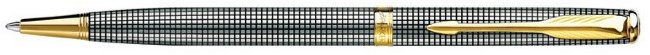 Шариковая ручка Parker Sonnet Slim K434, Sterling Silver - Cisele GT