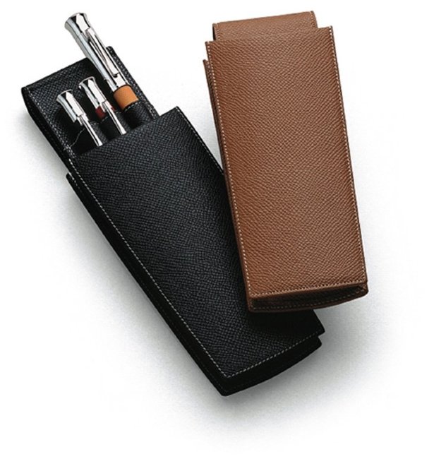 Пенал Graf von Faber-Castell кожаный, коричневый