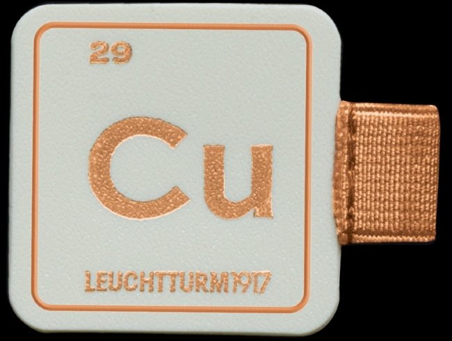 Записная книжка Leuchtturm A5 (в линейку), юбилейное издание 1917, 251 стр., твердая обложка, медная