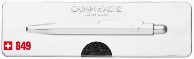 Ручка шариковая Carandache POPLINE Metal-X, черная Ручка шариковая Carandache POPLINE Metal-X, черная