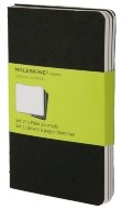 Блокнот Moleskine CAHIER JOURNAL POCKET, нелинованный, черный (3шт)