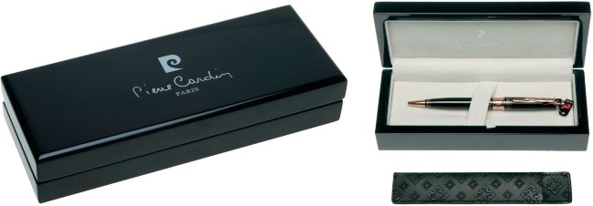 Перьевая ручка Pierre Cardin Secret черный лак, хром Перьевая ручка Pierre Cardin Secret черный лак, хром