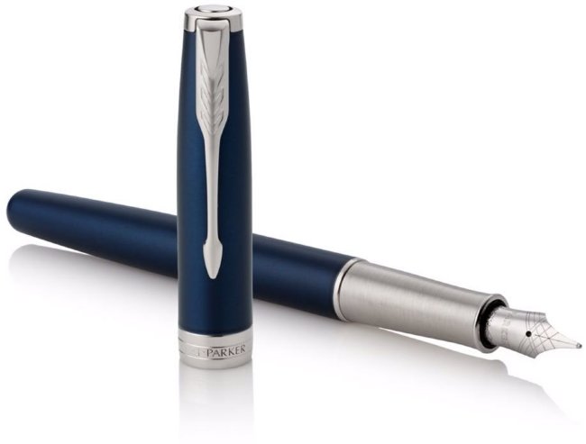 Перьевая ручка Parker Sonnet Core F539, Subtle Blue Lacquer CT Перьевая ручка Parker Sonnet Core F539, Subtle Blue Lacquer CT