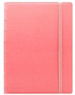 Тетрадь Filofax CLASSIC PASTELS A5 PU 56л линейка, съемные листы, спираль двойная, розовый