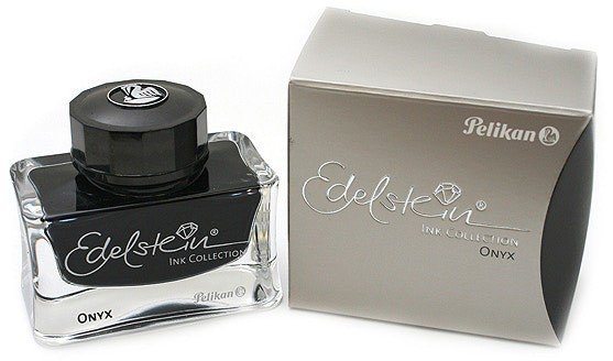 Флакон с чернилами для ручек перьевых Pelikan Edelstein EIS Onyx, черный,  50 мл