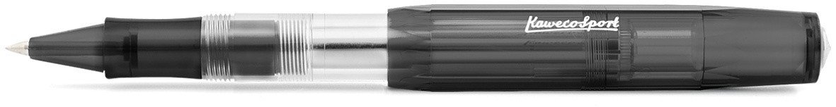 Ручка гелевая (роллер) Ice Sport 0.7мм чёрный прозрачный корпус