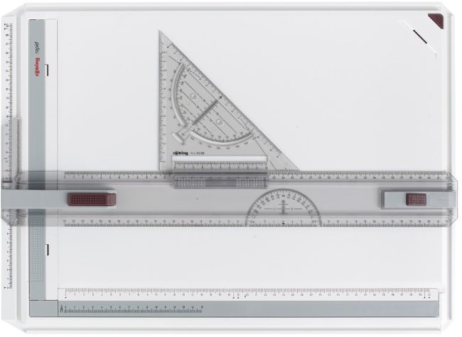 Чертежная доска Rotring Rapid S0213910 A3, два магнитных зажима