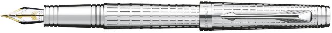 Перьевая ручка Parker Premier DeLuxe Graduated F562 Chiselling ST Перьевая ручка Parker Premier DeLuxe Graduated F562 Chiselling ST
