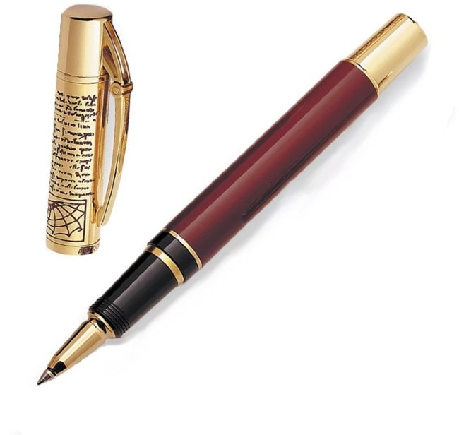 Ручка чернильная (роллер) Aurora Limited Edition Leonardo da Vinci (бордовый лак, золото) Ручка чернильная (роллер) Aurora Limited Edition Leonardo da Vinci (бордовый лак, золото)