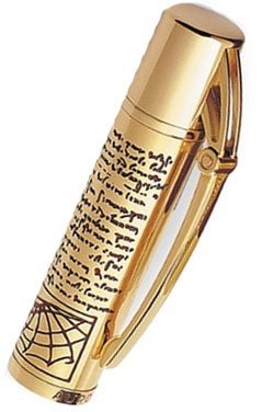 Ручка чернильная (роллер) Aurora Limited Edition Leonardo da Vinci (бордовый лак, золото) Ручка чернильная (роллер) Aurora Limited Edition Leonardo da Vinci (бордовый лак, золото)
