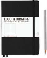 Записная книжка Leuchtturm A5 (нелинованная), 251 стр., твердая обложка, черная