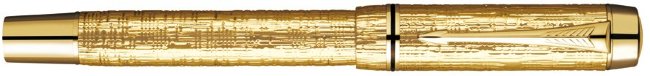 Перьевая ручка Parker Duofold F103, Solid Gold
