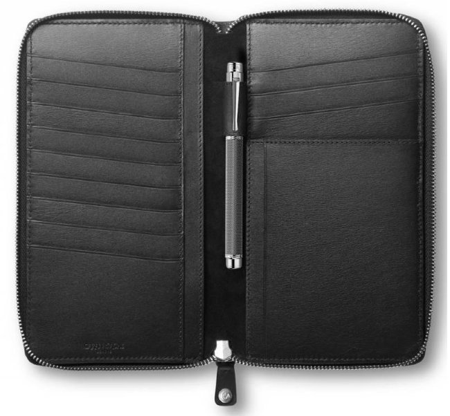 Футляр для паспорта/портмоне Carandache Haute Maroquinerie, черный