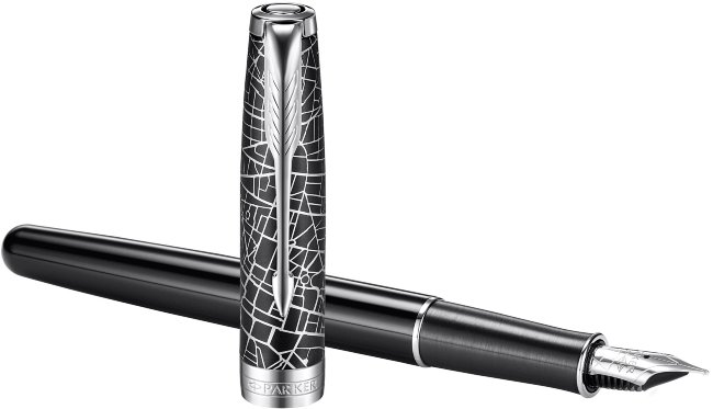 Перьевая ручка Parker Sonnet SE18 Black CT F, подарочная коробка Перьевая ручка Parker Sonnet SE18 Black CT F, подарочная коробка