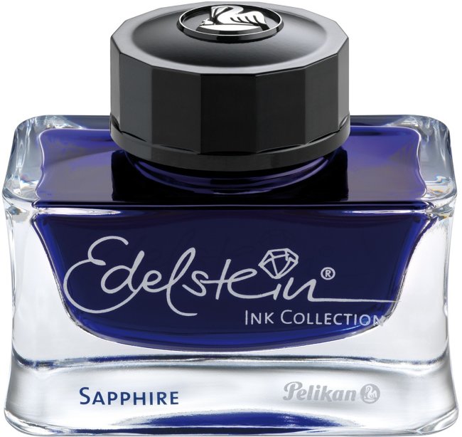Флакон с чернилами для ручек перьевых Pelikan Edelstein EIBV Sapphire, синий, 50 мл Флакон с чернилами для ручек перьевых Pelikan Edelstein EIBV Sapphire, синий, 50 мл