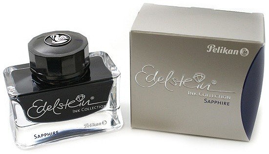 Флакон с чернилами для ручек перьевых Pelikan Edelstein EIBV Sapphire, синий, 50 мл Флакон с чернилами для ручек перьевых Pelikan Edelstein EIBV Sapphire, синий, 50 мл