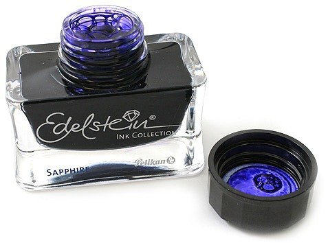 Флакон с чернилами для ручек перьевых Pelikan Edelstein EIBV Sapphire, синий, 50 мл Флакон с чернилами для ручек перьевых Pelikan Edelstein EIBV Sapphire, синий, 50 мл