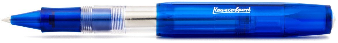 Ручка гелевая (роллер) Ice Sport 0.7мм синий прозрачный корпус