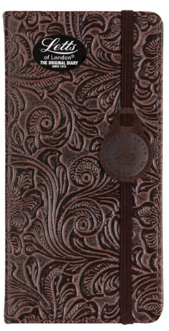 Еженедельник Letts BAROQUE, 166 х 82 мм, коричневый Еженедельник Letts BAROQUE, 166 х 82 мм, коричневый