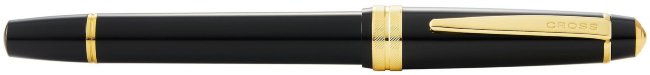 Перьевая ручка Cross Bailey Light Polished Black Resin and Gold Tone Перьевая ручка Cross Bailey Light Polished Black Resin and Gold Tone