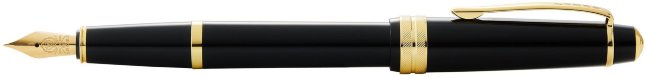 Перьевая ручка Cross Bailey Light Polished Black Resin and Gold Tone Перьевая ручка Cross Bailey Light Polished Black Resin and Gold Tone