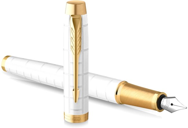 Ручка перьевая Parker IM Premium F318 Pearl GT перо F Ручка перьевая Parker IM Premium F318 Pearl GT перо F