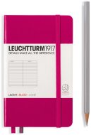 Записная книжка Leuchtturm A6 (в линейку), 187 стр., твердая обложка, розовая