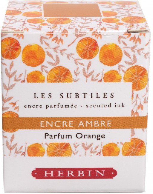 Ароматизированные чернила в банке Herbin, 30 мл, Оранжевый, Апельсин Ароматизированные чернила в банке Herbin, 30 мл, Оранжевый, Апельсин