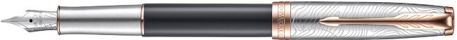 Перьевая ручка Parker Sonnet SE18 Stratum Grey PGT F, подарочная коробка Перьевая ручка Parker Sonnet SE18 Stratum Grey PGT F, подарочная коробка