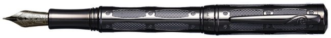 Перьевая ручка Pierre Cardin THE ONE black grey Перьевая ручка Pierre Cardin THE ONE black grey