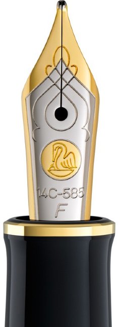 Перьевая ручка Pelikan Souveraen M 400, черный зеленый, подарочная коробка