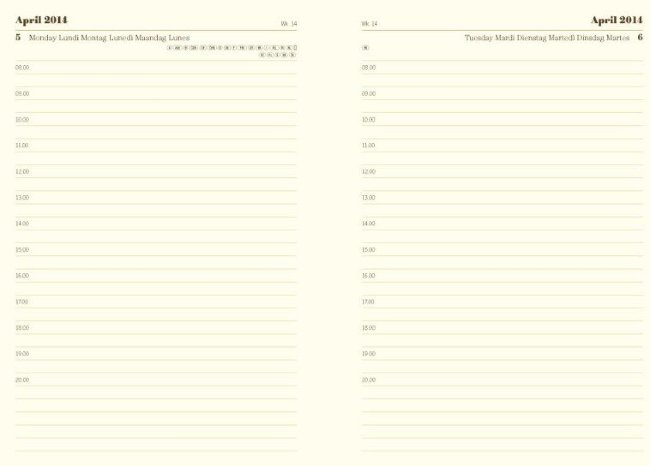 Еженедельник LETTS SOVEREIGN, А6, черный