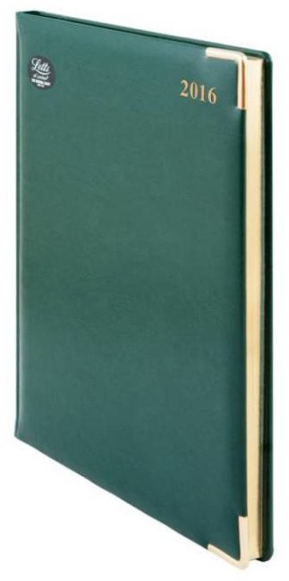 Еженедельник Letts LEXICON A4, датированный, зеленый