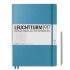 Записная книжка Leuchtturm Master Slim A4+ (в клетку), 123 стр., твердая обложка, нордически-синяя