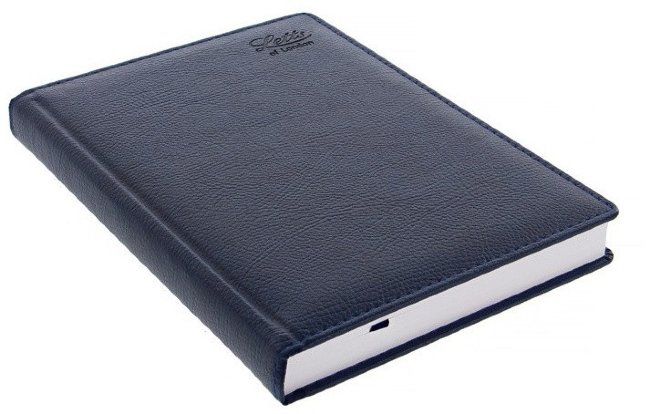 Ежедневник Letts MILANO A5, недатированный, синий