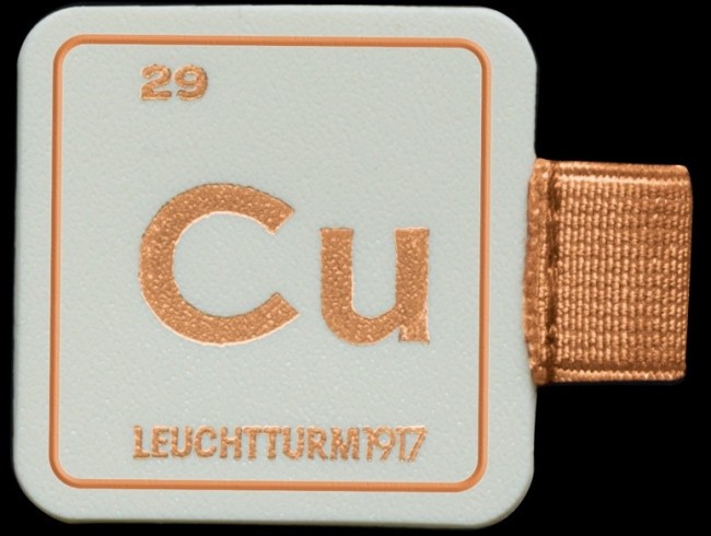 Записная книжка Leuchtturm A5 (в точку), юбилейное издание 1917, 251 стр., твердая обложка, медная