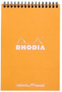 Блокнот Rhodia Classic на спирали, A5, точка, 80 г, оранжевый